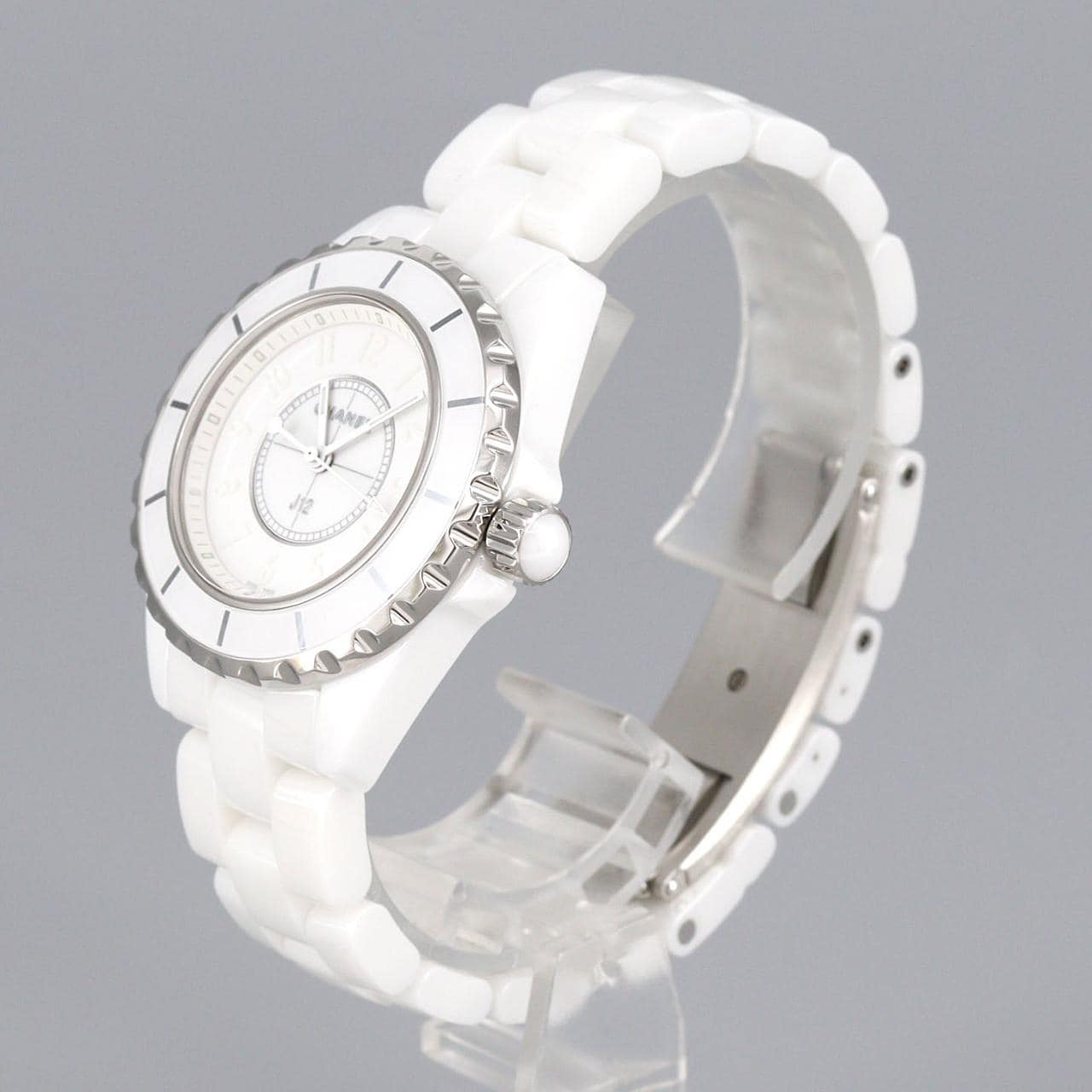 シャネル J12 ホワイトファントム33mmセラミック LIMITED H3442 セラミック クォーツ