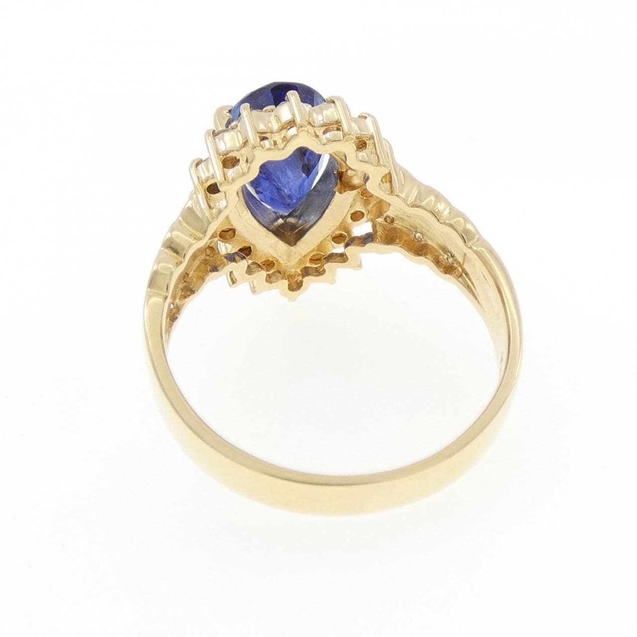 K18YG サファイヤ リング 2.29CT