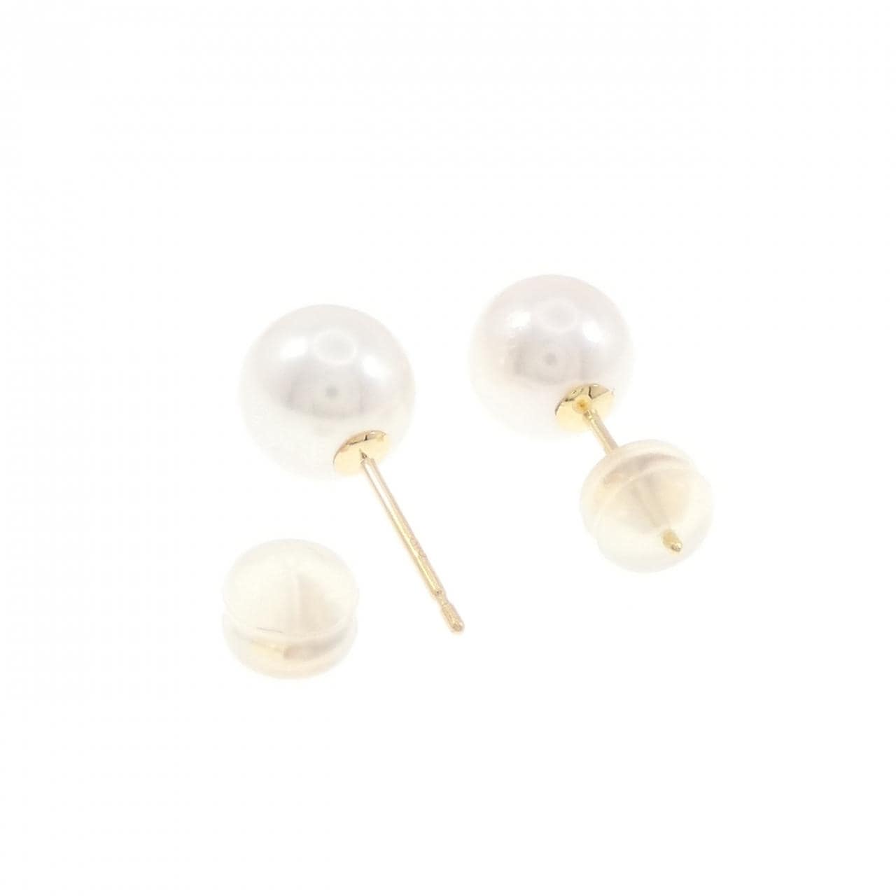K18YG アコヤパール ピアス 7.8mm