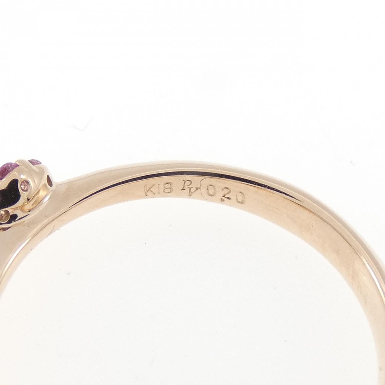 ポンテヴェキオ フラワー リング 0.28CT