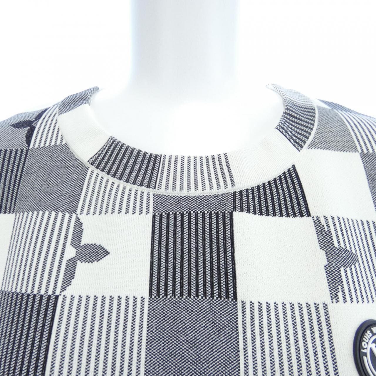 ルイヴィトン LOUIS VUITTON ポップモノグラムダミエニットドレス FOKD14XL0 ワンピース
