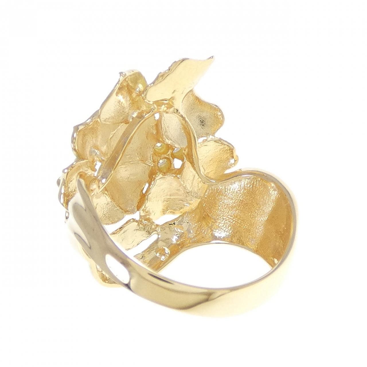 K18YG ダイヤモンド リング 0.10CT