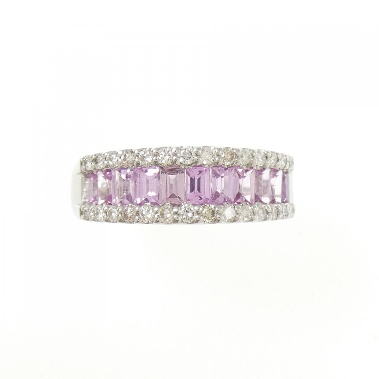 PT950 サファイヤ リング 1.00CT