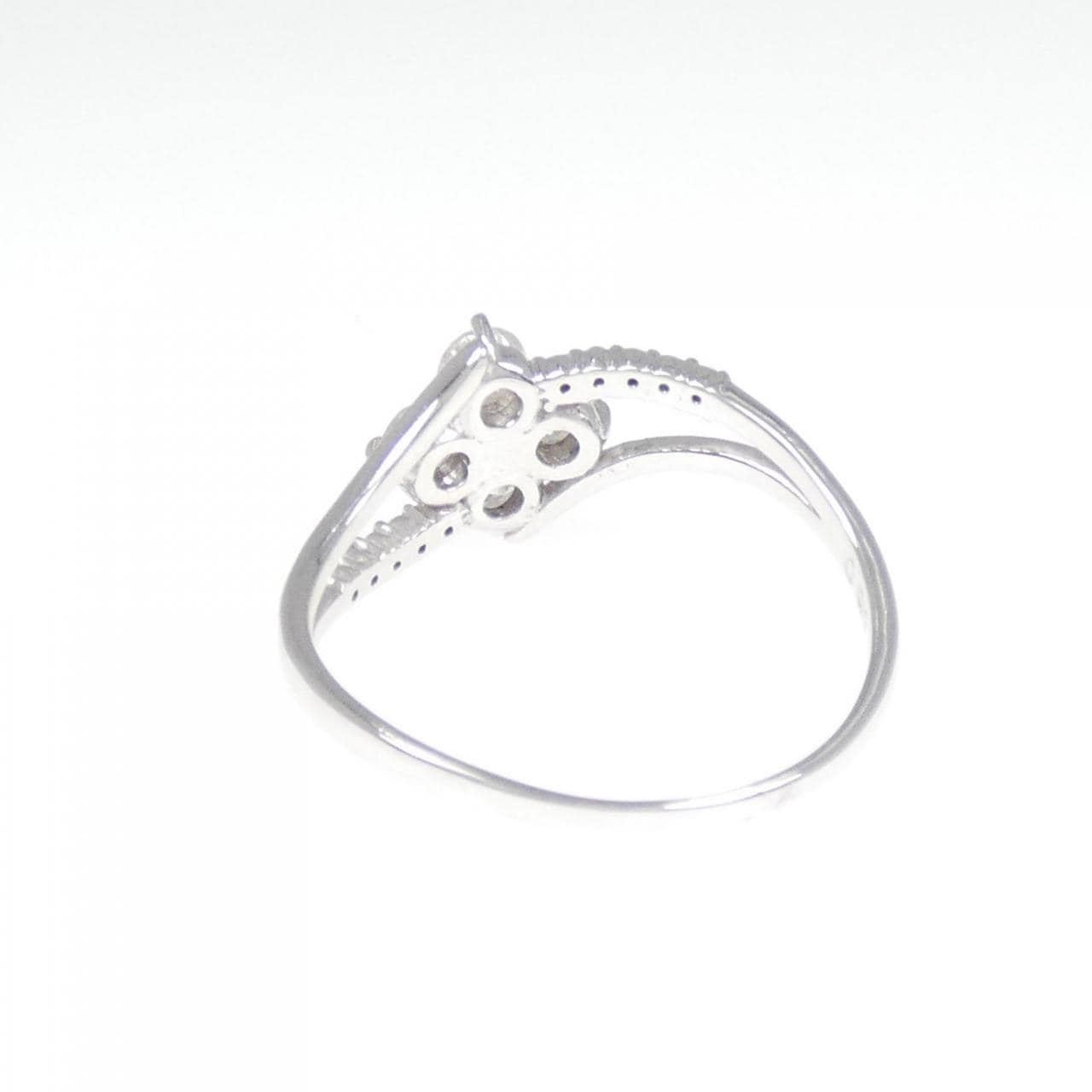 K18WG ダイヤモンド リング 0.50CT