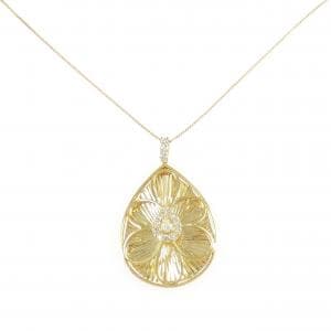 【新品】K18YG ダイヤモンド ネックレス 0.25CT