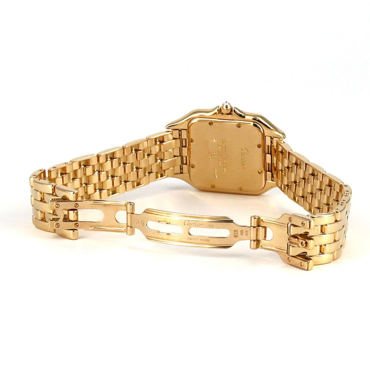 Cartier Panthere LM YG/D WF4037B9 黄金石英