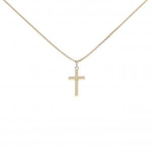 K18YG クロス ネックレス