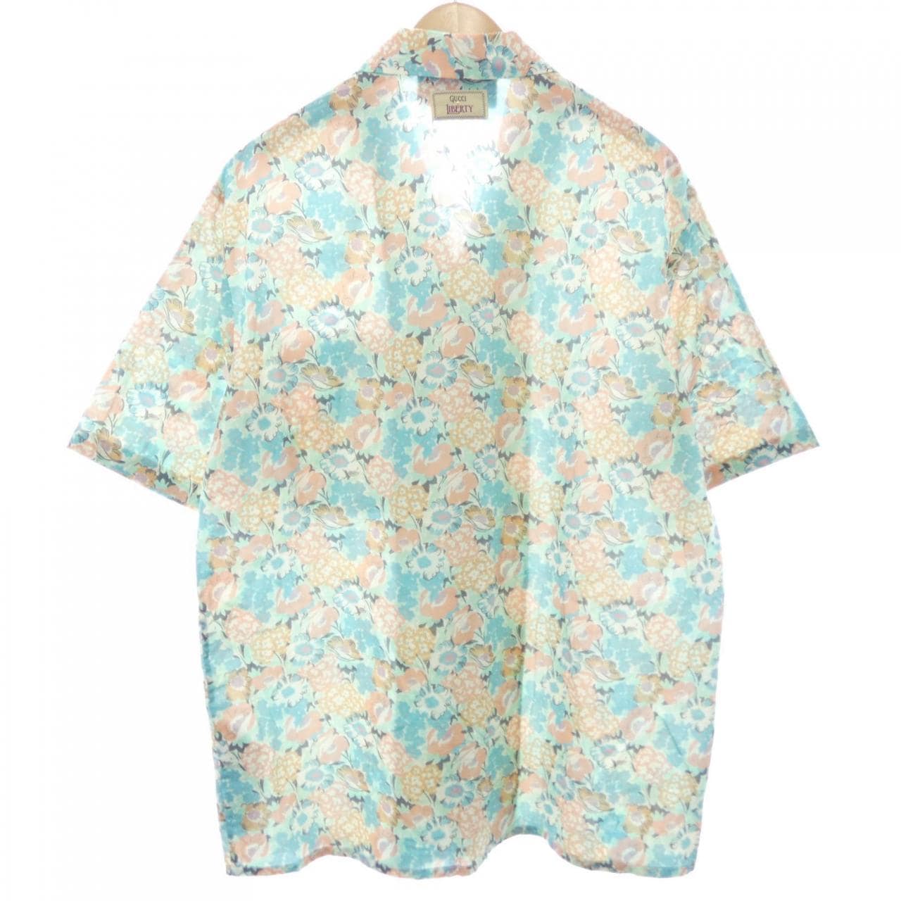 グッチ GUCCI LIBERTY LONDON 636408 ZAFKU S／Sシャツ