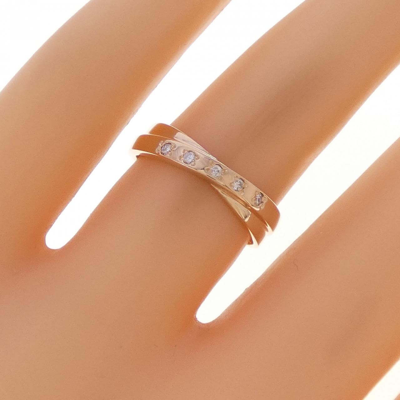 K14PG ダイヤモンド リング 0.05CT