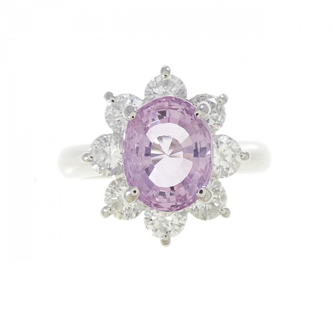 PT900蓝宝石戒指3.22CT斯里兰卡产