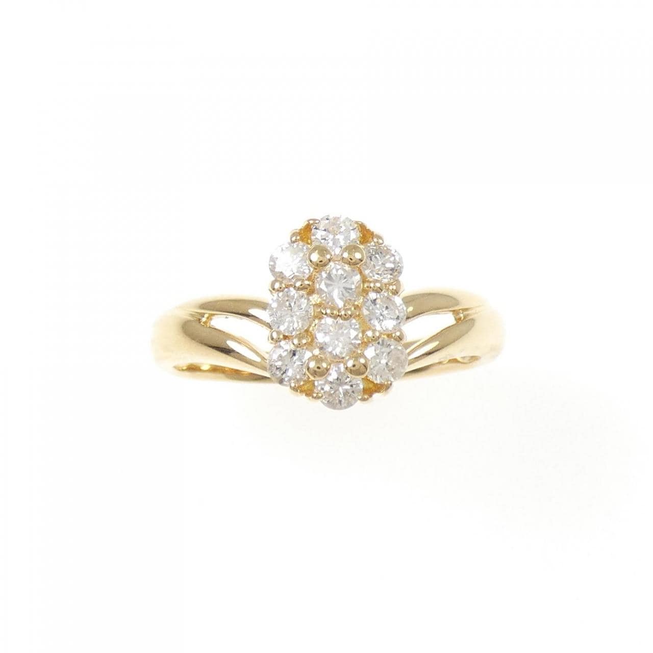 K18YG ダイヤモンド リング 0.50CT