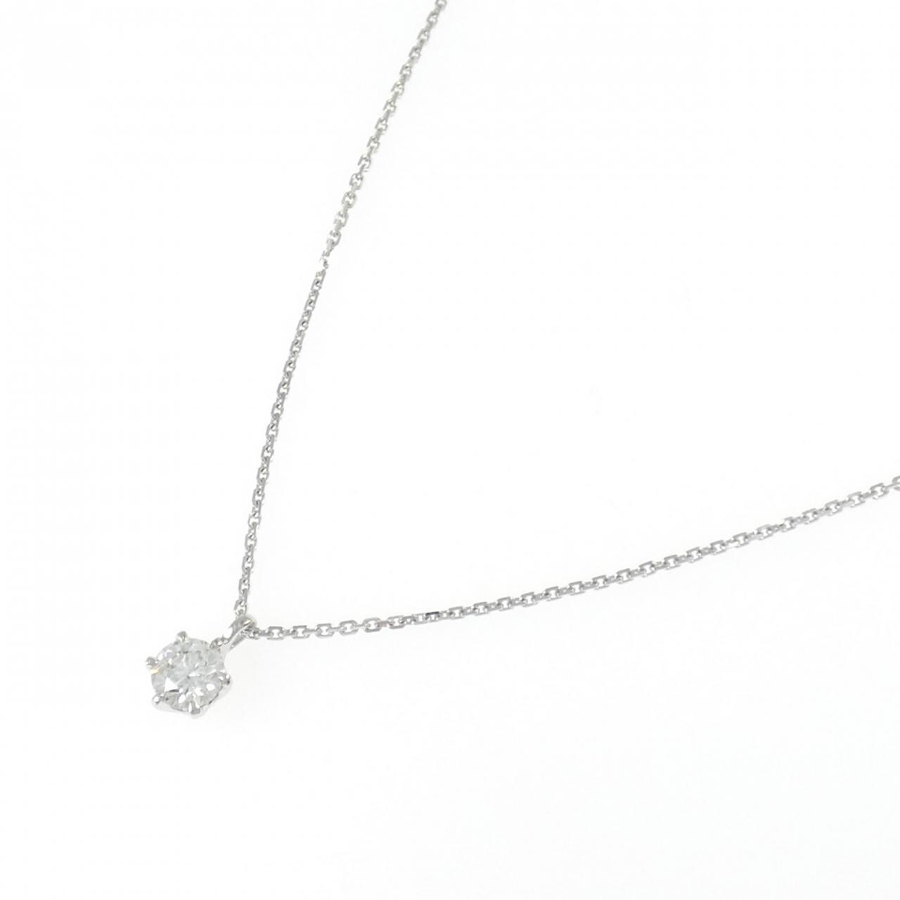 PT900/PT850 ダイヤモンド ネックレス 0.350CT D SI2 EX
