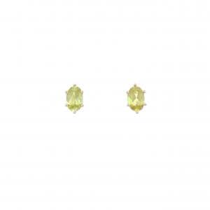 K18YG スフェーン ピアス 0.80CT