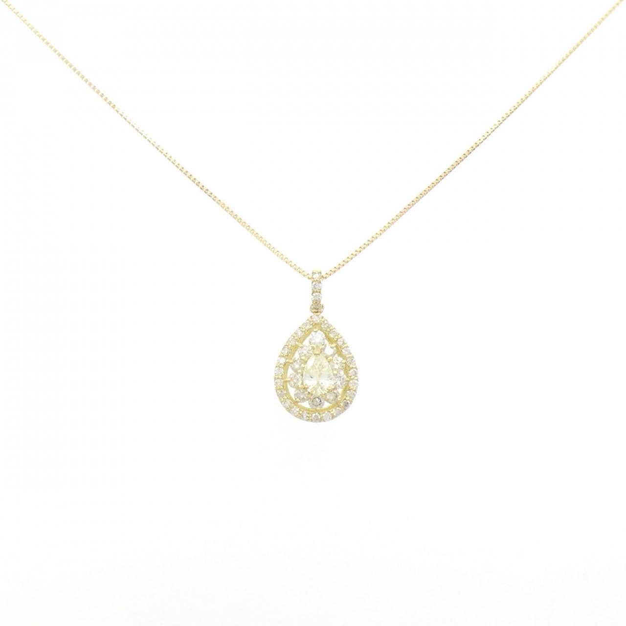 【新品】K18YG ダイヤモンド ネックレス 0.50CT