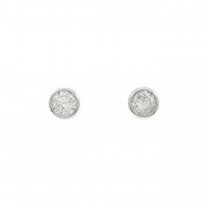 PT900 ソリティア ダイヤモンド ピアス 0.80CT