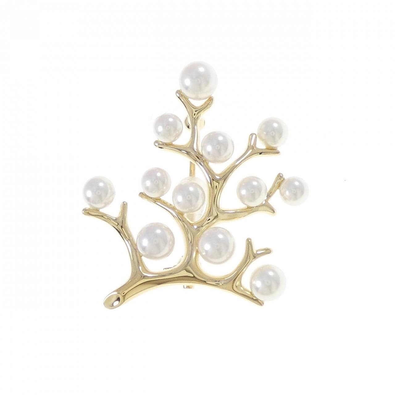 ミキモト コウフクノキ ブローチ