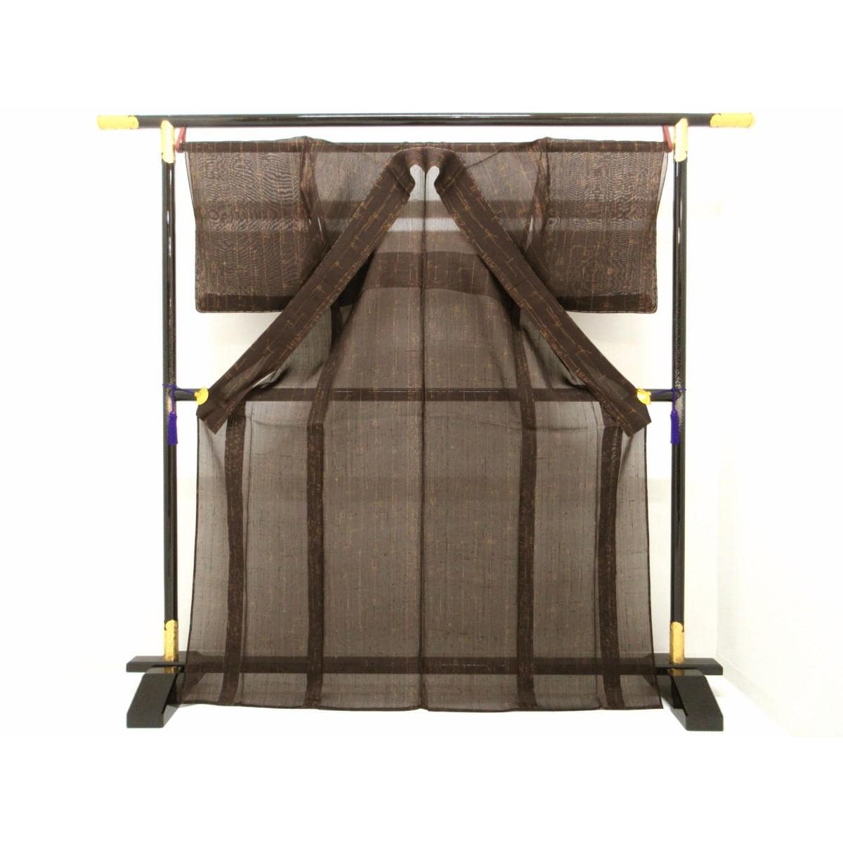 【未使用品】単衣　紗紬織