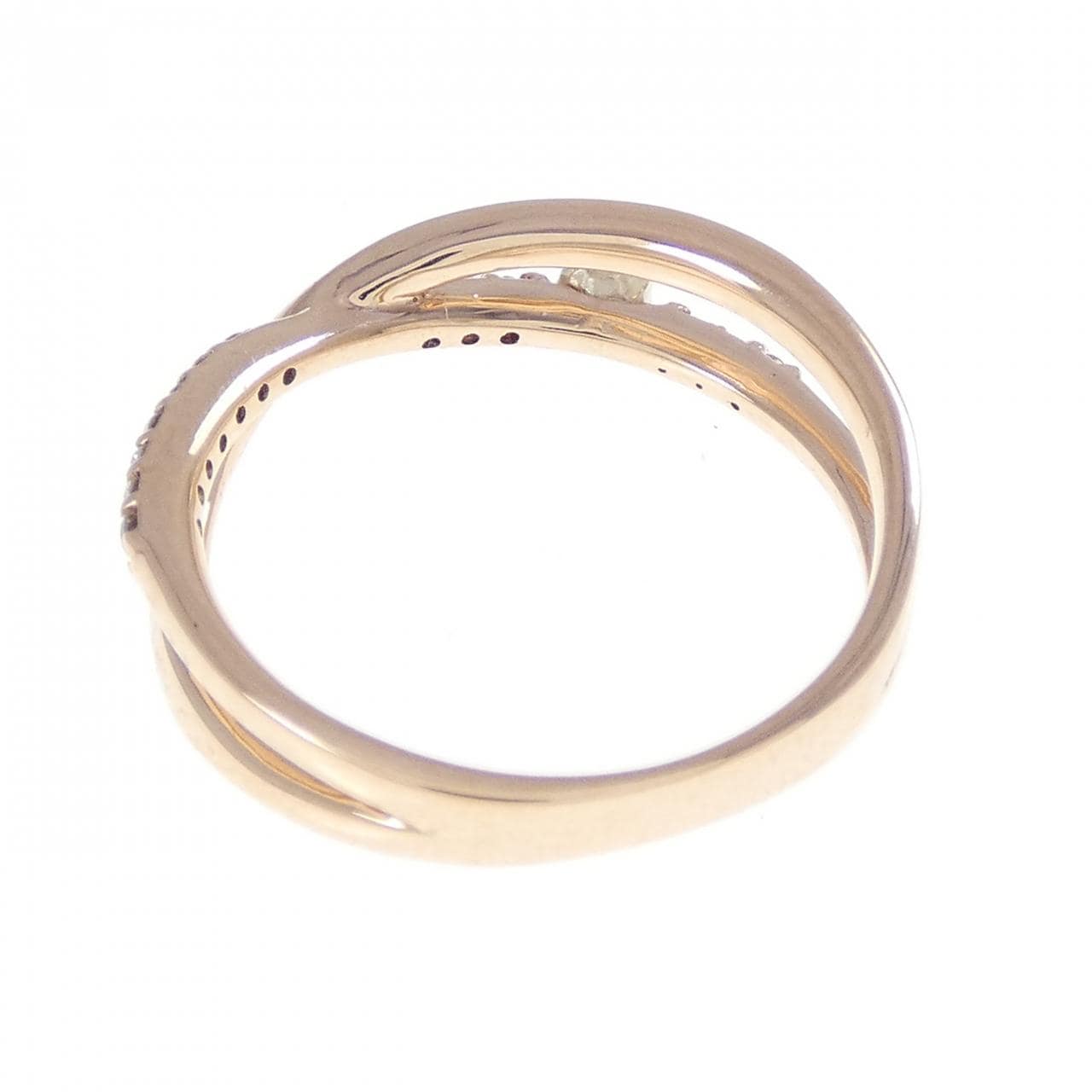 K10PG/K10WG ローズ ダイヤモンド リング 0.09CT