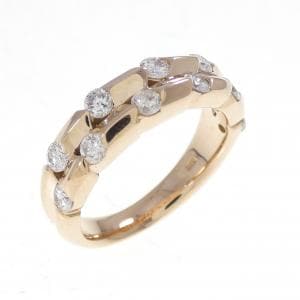 K18PG ダイヤモンド リング 0.60CT