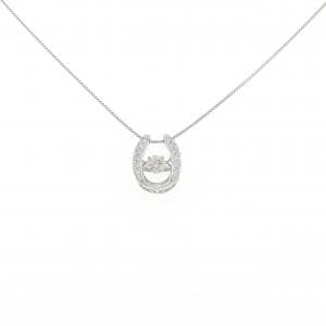 PT900/PT850 ホースシュー ダイヤモンド ネックレス 0.148CT