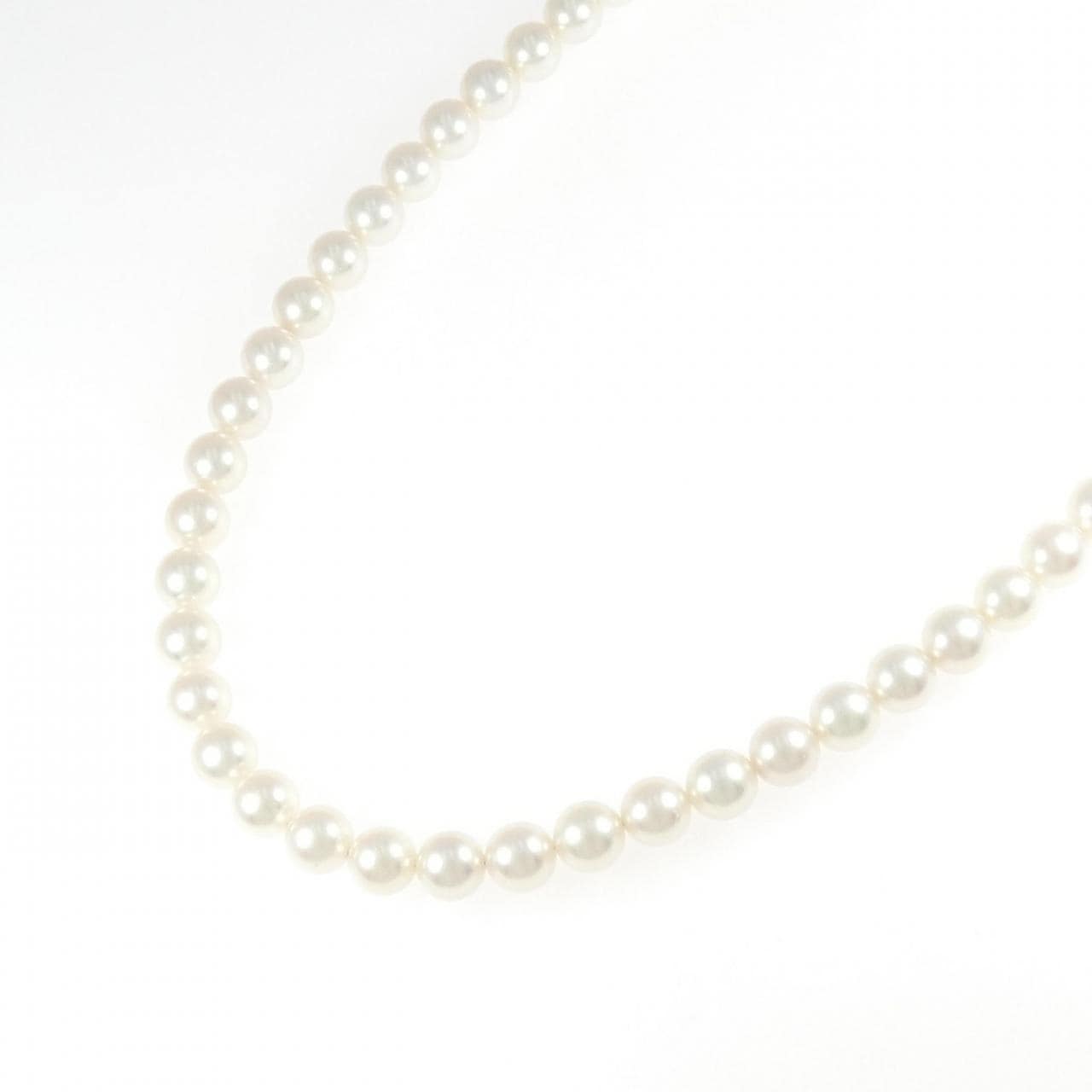 シルバークラスプ アコヤパール ネックレス 6.5mm