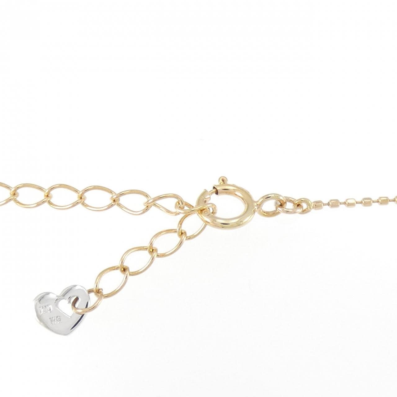 Sirena Azzurro心形藍寶石項鍊 0.13CT