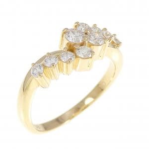 K18YG ダイヤモンド リング 0.53CT