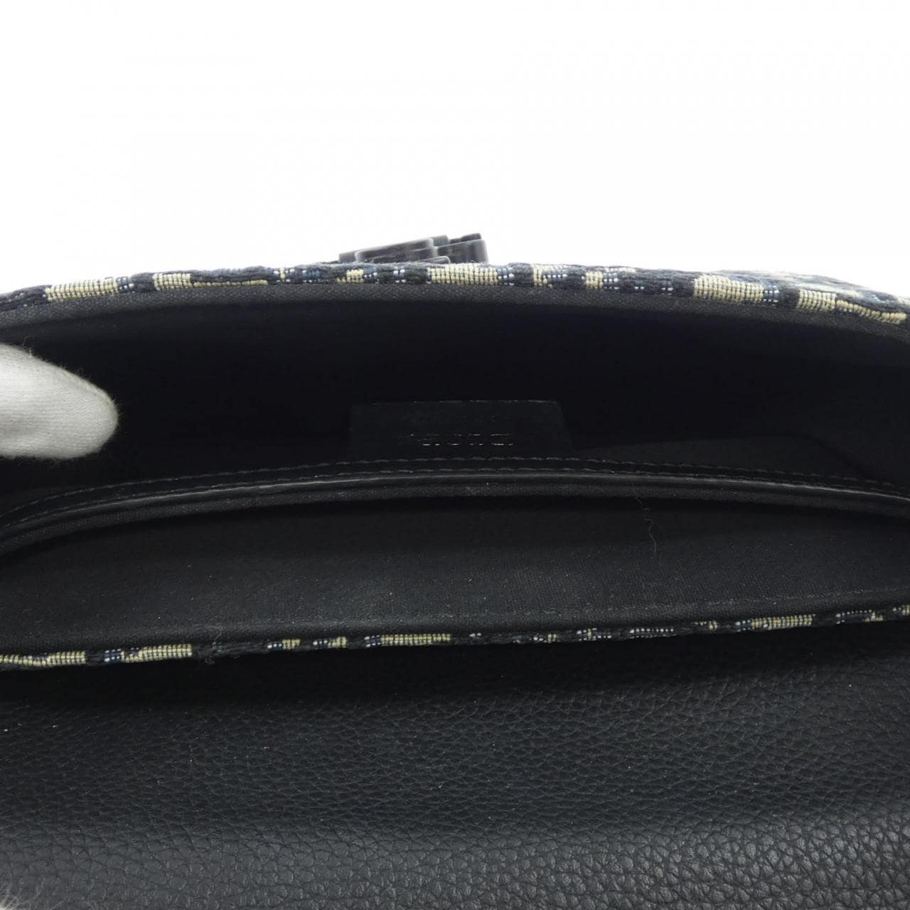 ディオール DIOR フラップ付きメッセンジャーバックミニ オブリークジャカード 2ADCA435YKS BAG