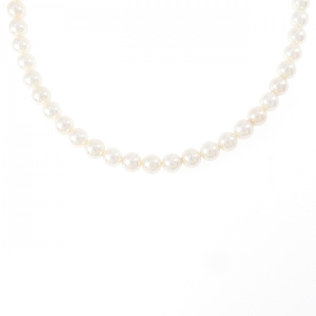 シルバークラスプ アコヤパール ネックレス 6-6.5mm