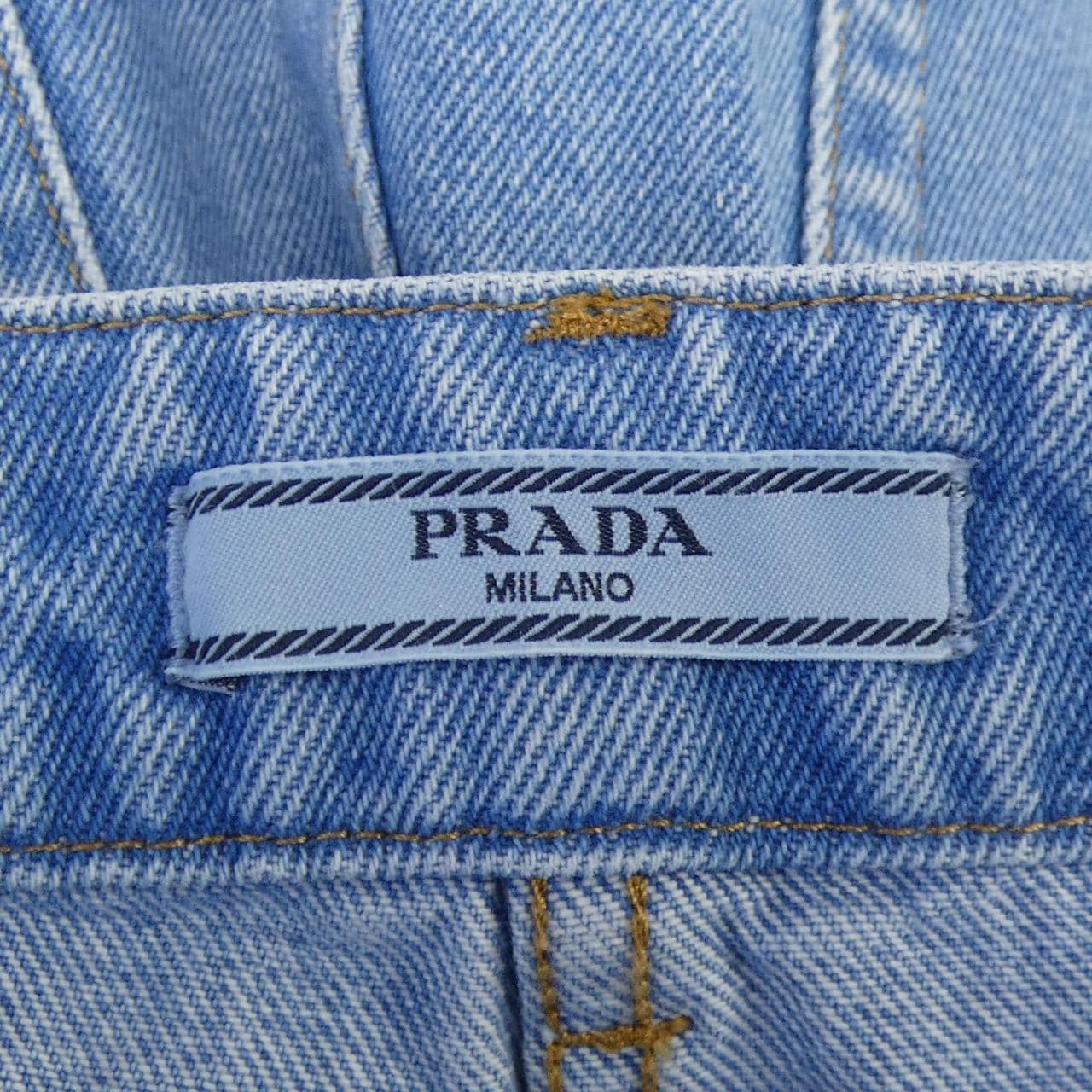 Prada PRADA三角标志GFP507 SOOO 14CC牛仔裤
