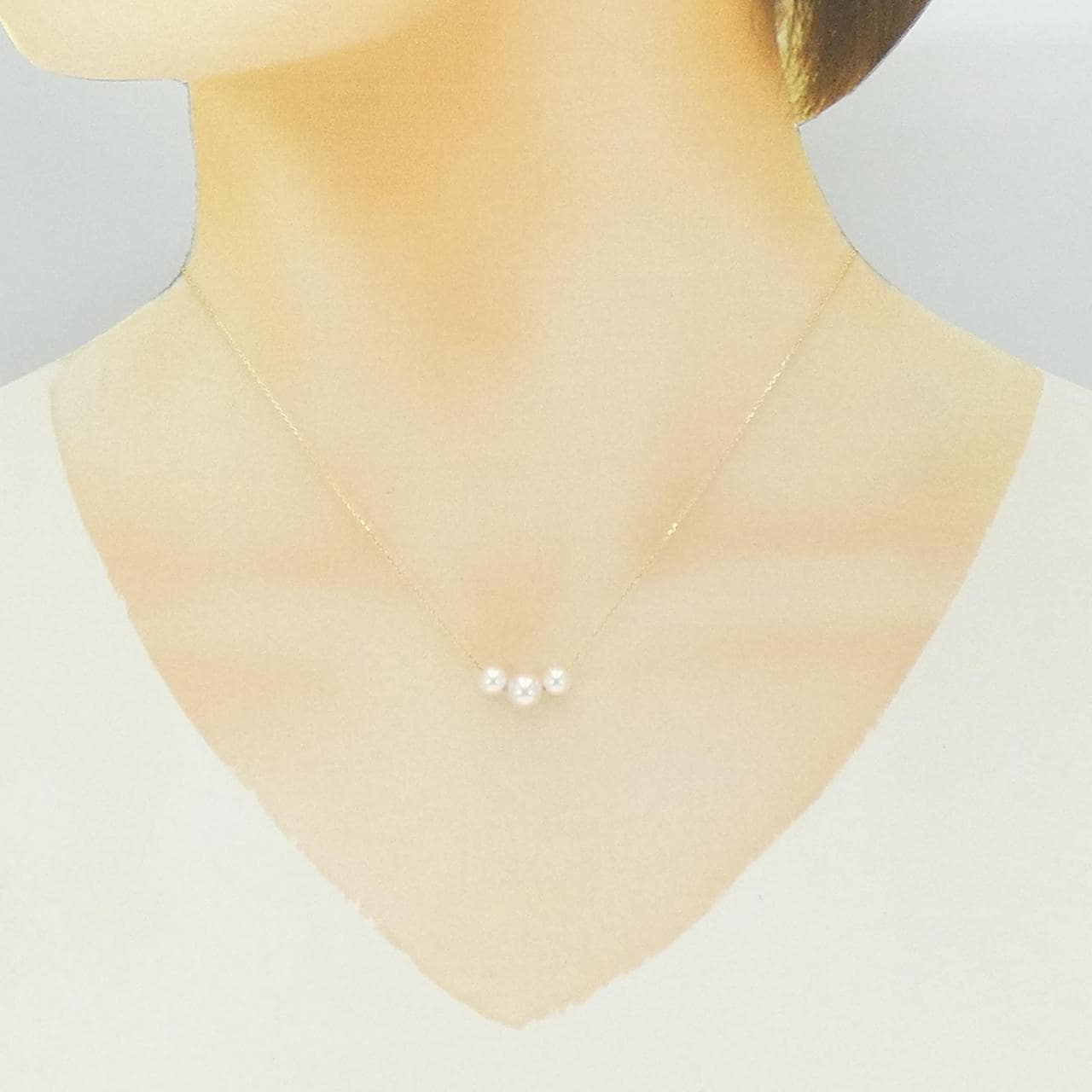 K18YG アコヤパール ネックレス