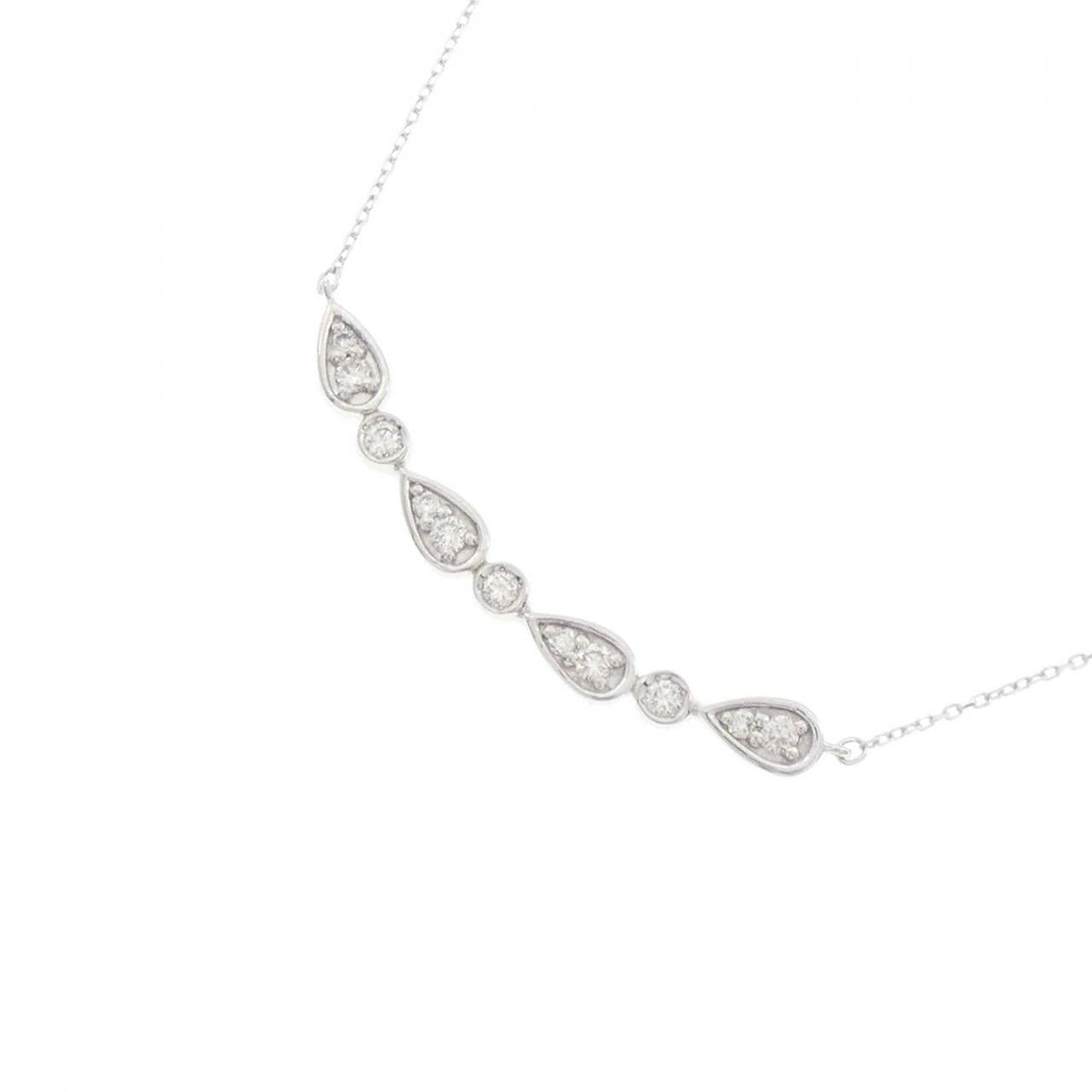 PT900/PT850 ダイヤモンド ネックレス 0.15CT