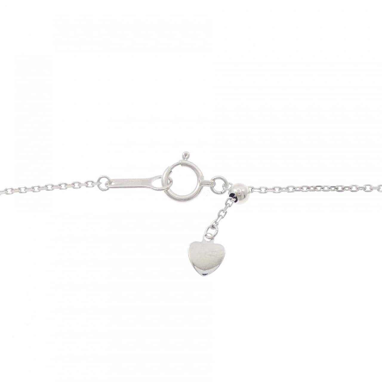 K18WG ダイヤモンド ネックレス 0.02CT