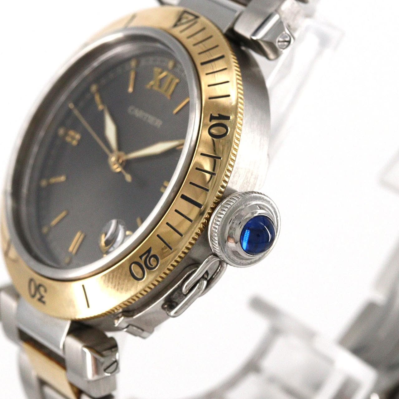 【ノーメンテナンス還元価格】カルティエ パシャ･ドゥ･カルティエプロンジャー コンビ W31016N1 SSxYG 自動巻
