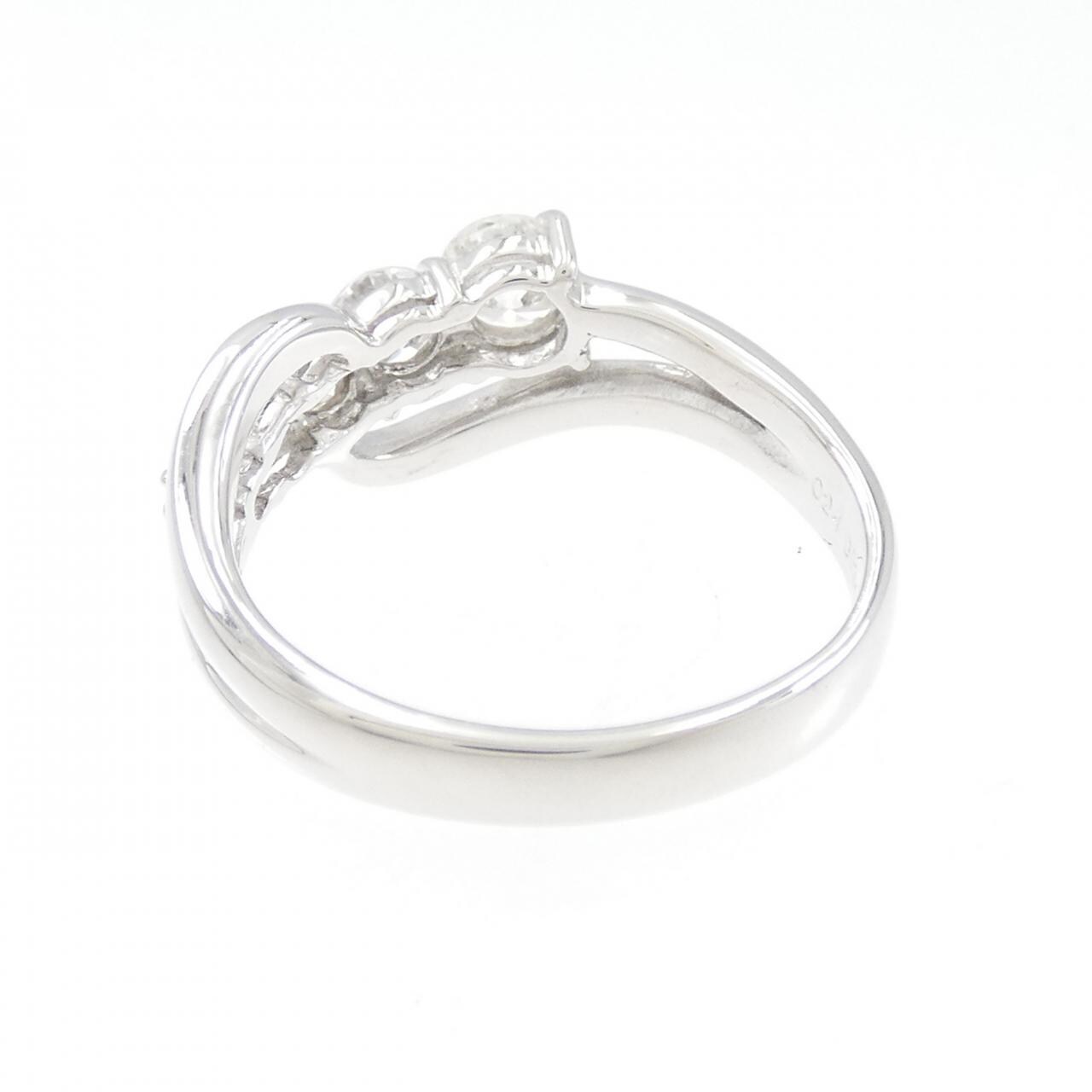K18WG ダイヤモンド リング 0.24CT