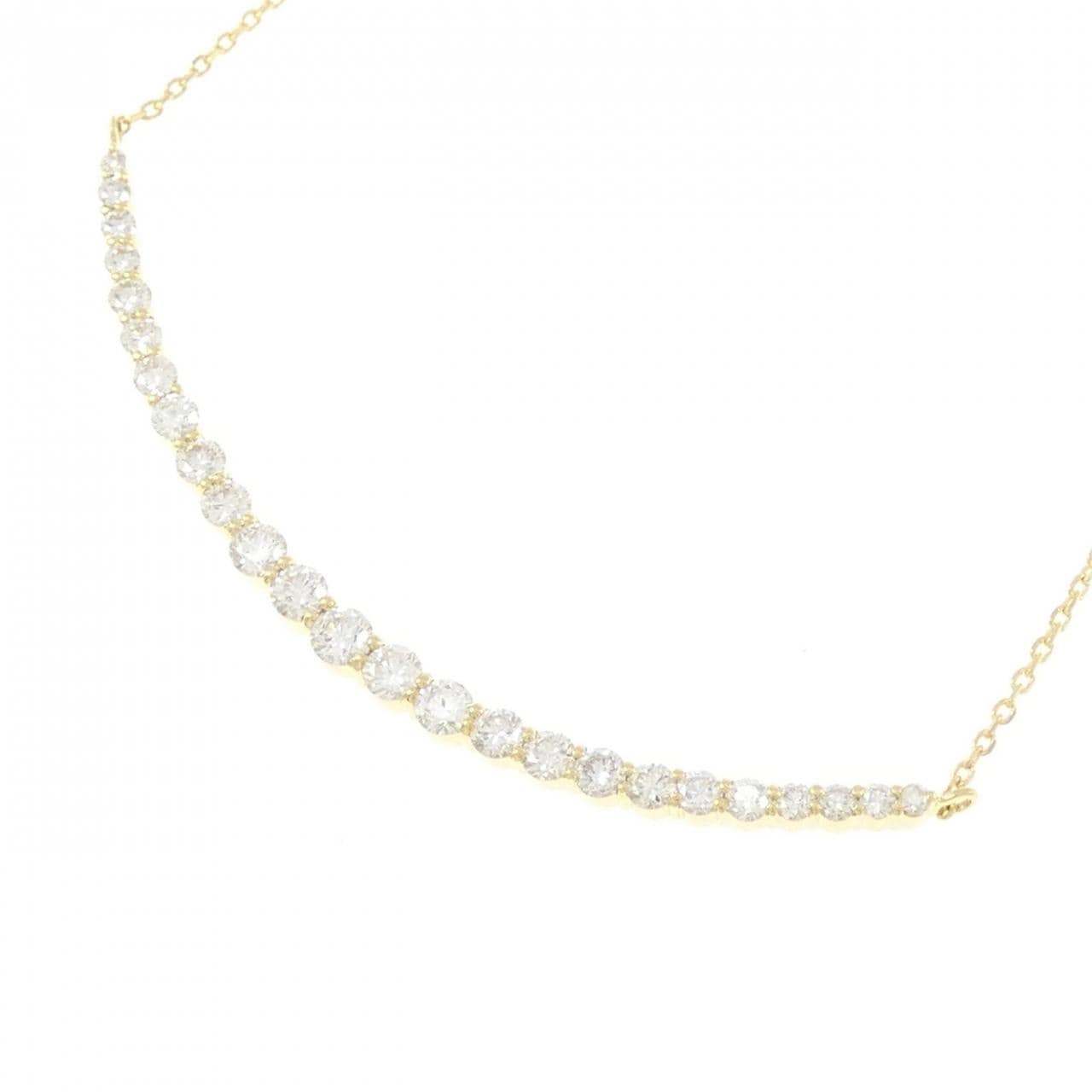 K18YG ダイヤモンド ネックレス 0.65CT