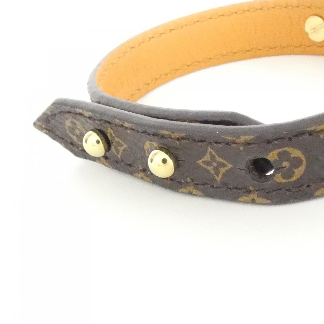 ルイヴィトン モノグラム ブラスレ ロゴマニア 17cm M4150F ブレスレット