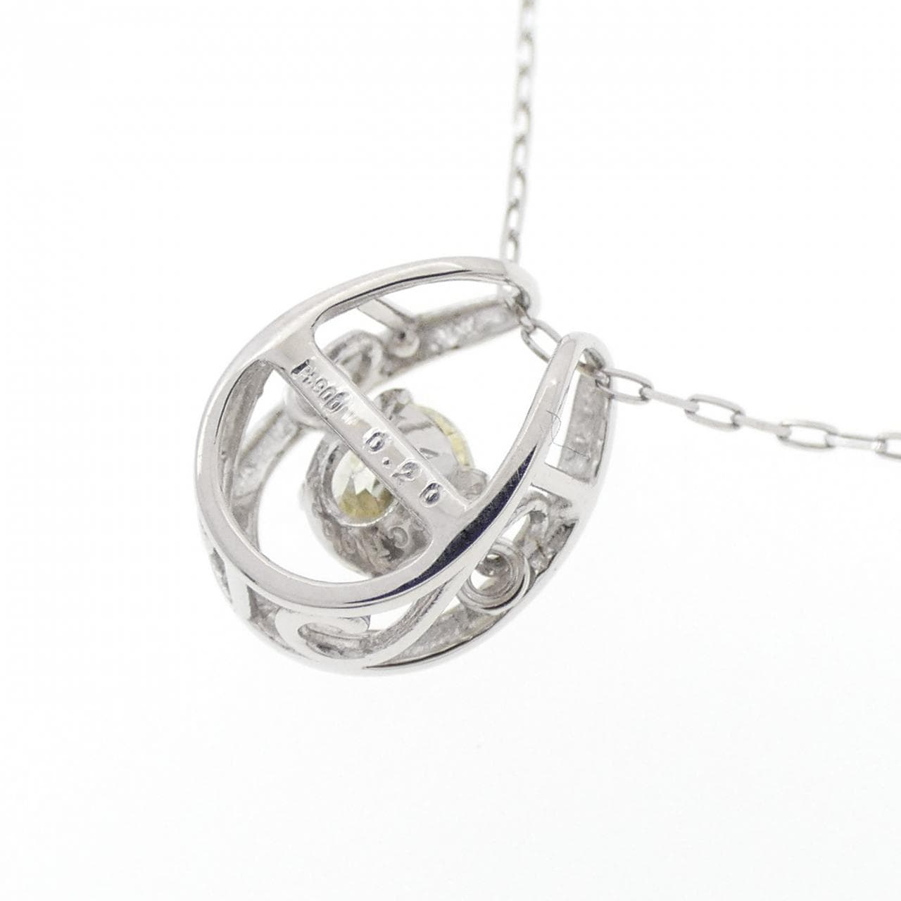 【新品】PT900 ダイヤモンド ネックレス 0.20CT
