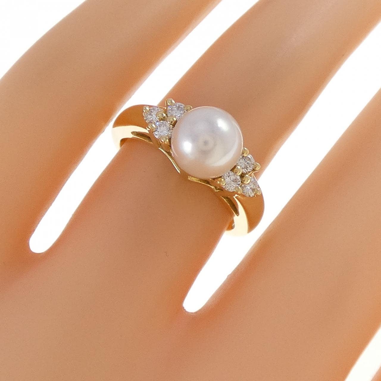 ティファニー アコヤパール リング 7.2mm