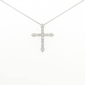 PT/PT850 クロス ダイヤモンド ネックレス 1.00CT