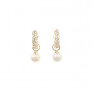 K18YG 2WAY アコヤパール イヤリング 8.0mm