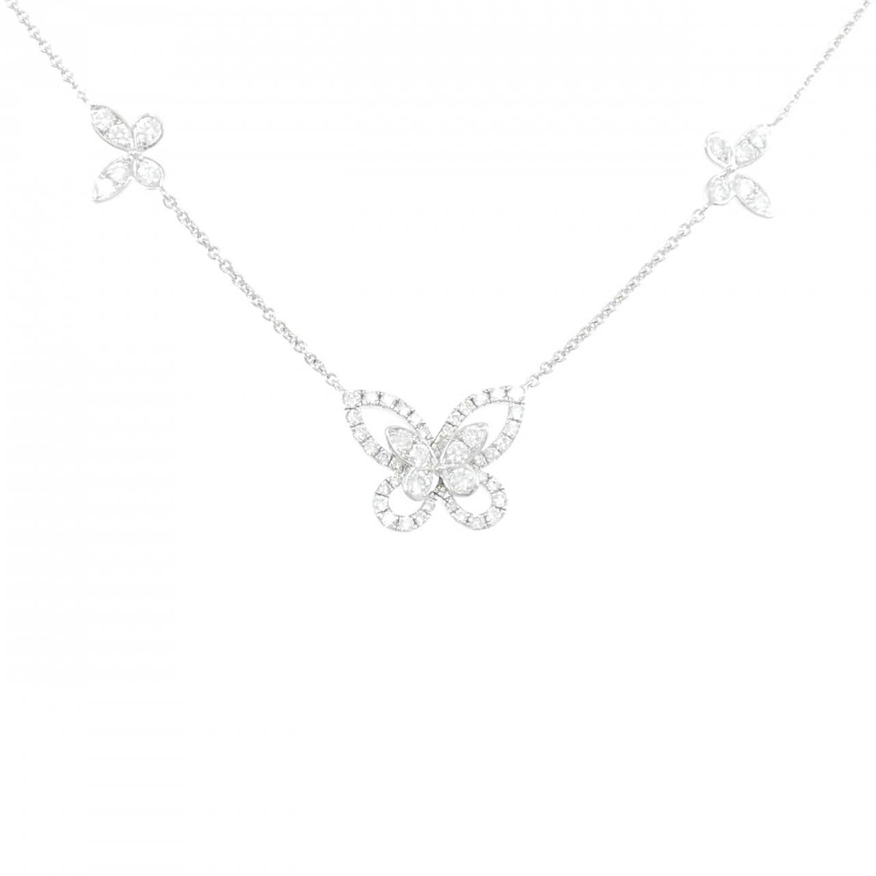 グラフ ミニ バタフライ シルエット ネックレス