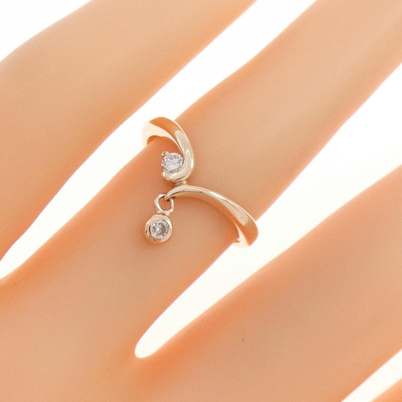 セイレーン　アズーロ ダイヤモンド リング 0.08CT