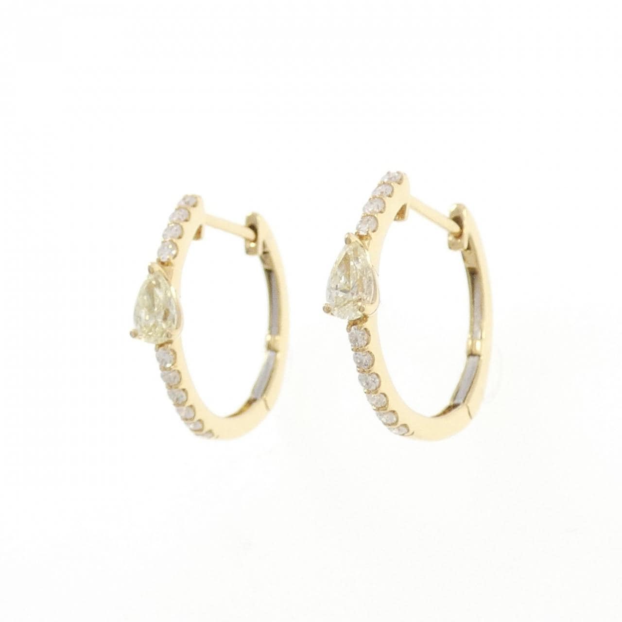 K18YG ダイヤモンド ピアス 0.603CT