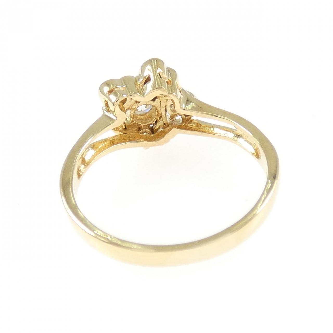 K18YG ダイヤモンド リング 0.20CT