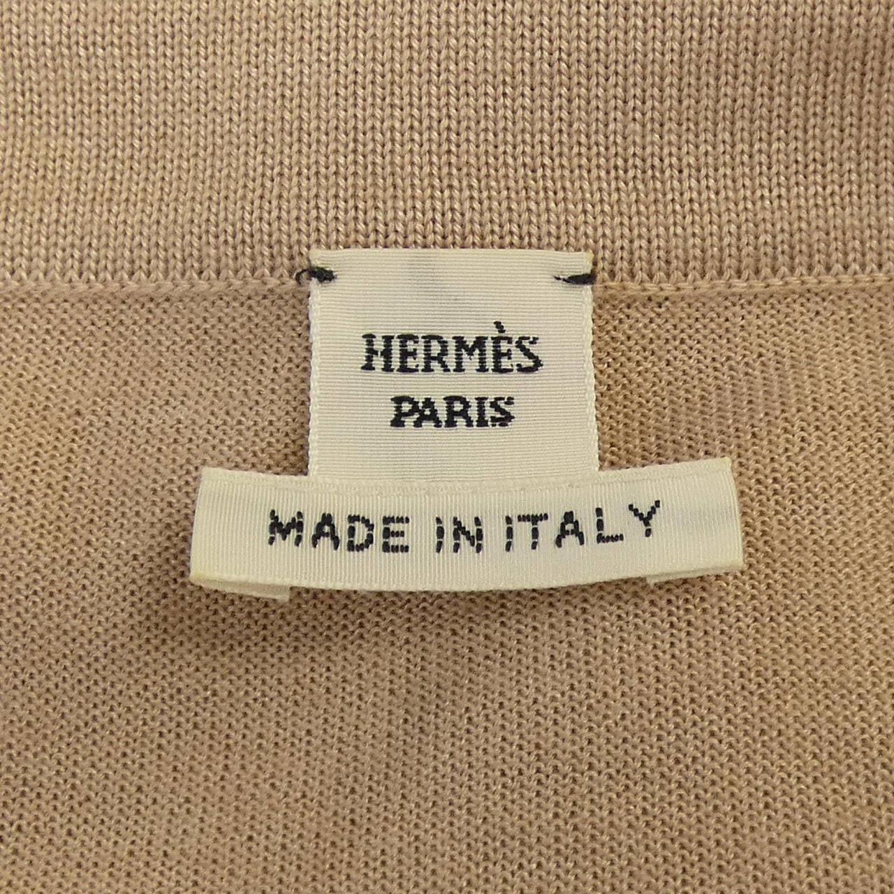 エルメス HERMES CLIC-CLAC A POIS *17-7751 ツイルレーヌ トップス