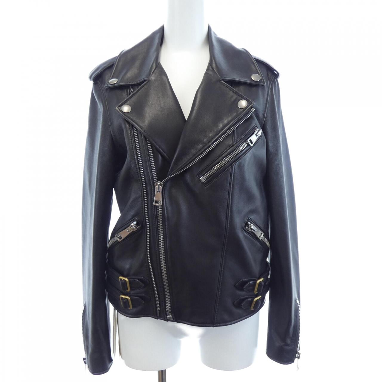 グッチ GUCCI 629189 XN336 レザーライダースジャケット