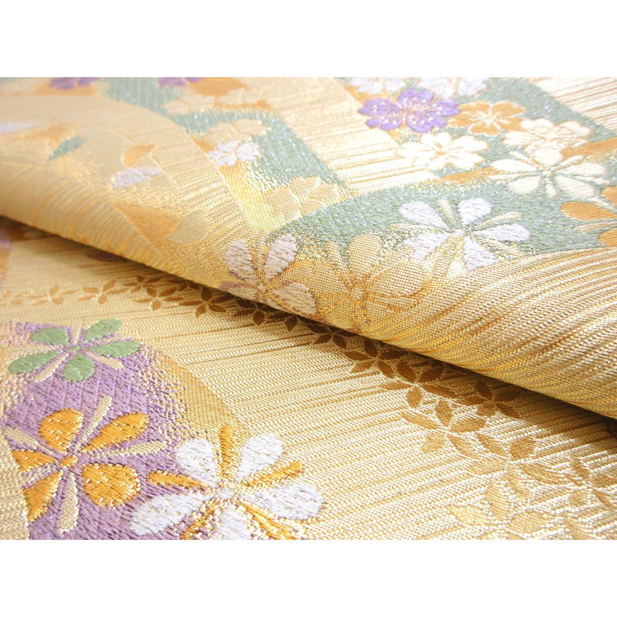 袋帯　芯なし仕立