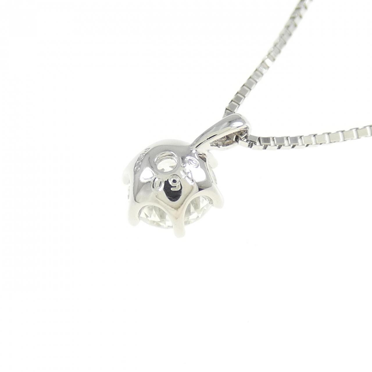 【新品】PT900/PT850 ダイヤモンド ネックレス 0.450CT F SI1 VG