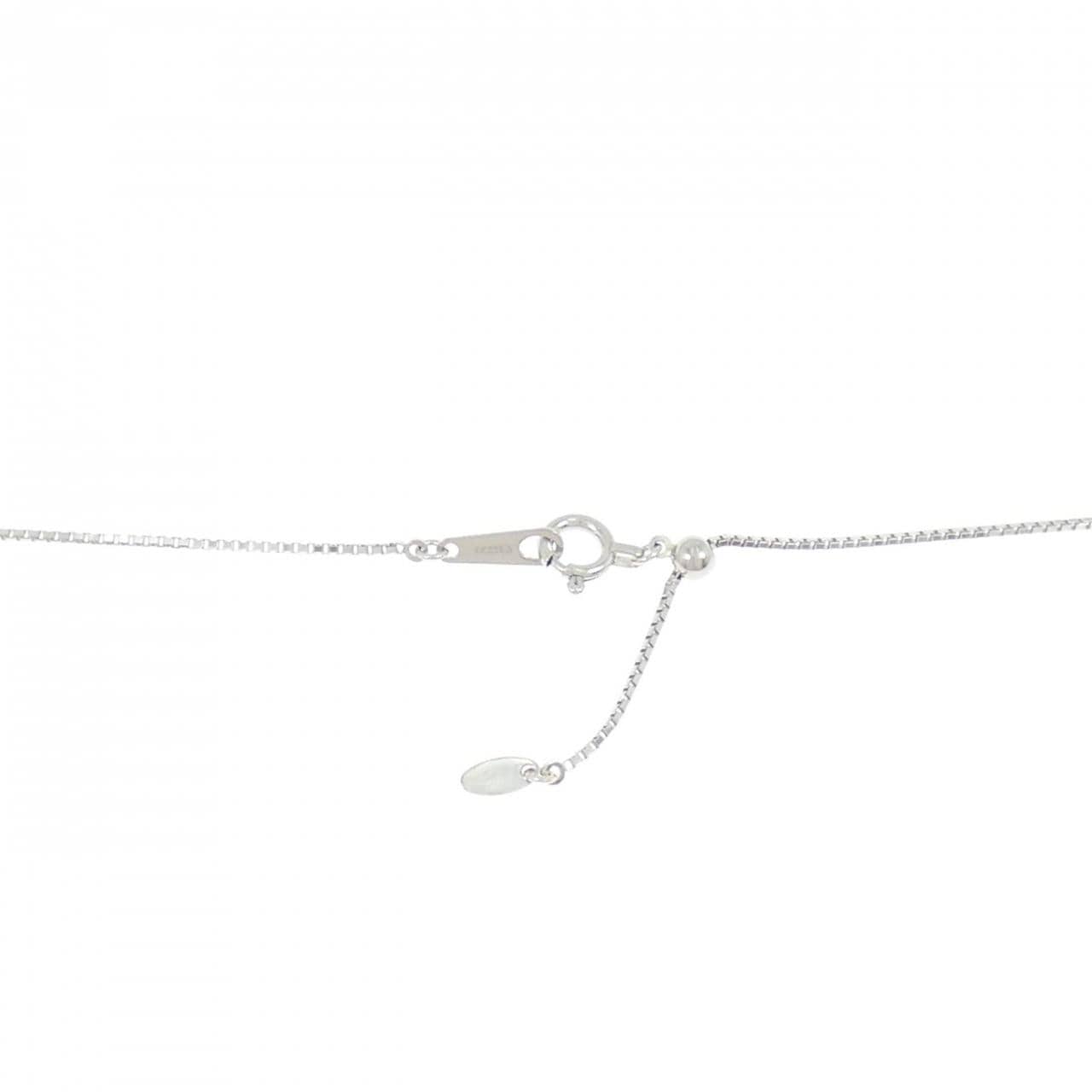 PT900/PT850 ルビー ネックレス 0.78CT